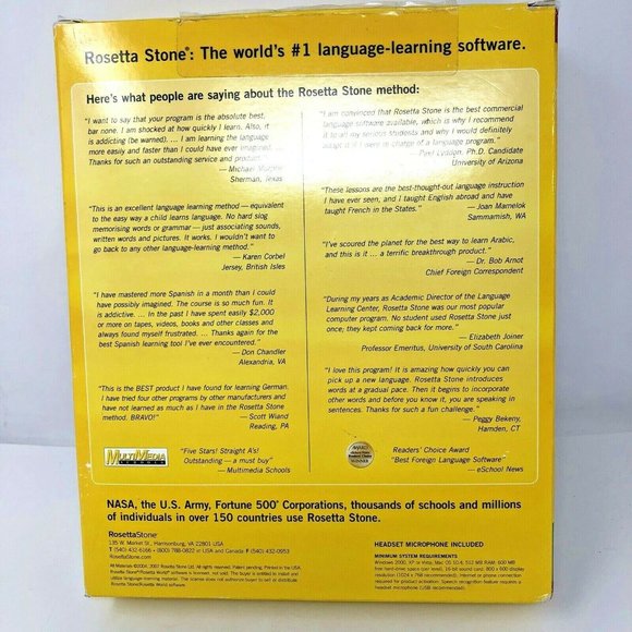 Rosetta Stone Espanol Level 1 Version 3 Spanish - Picture 3 of 4